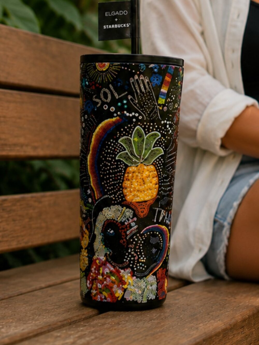Starbucks x FARM Rio Borogodó 24oz Stainless Steel Cold Cup Tumbler NWT 2025 LTD